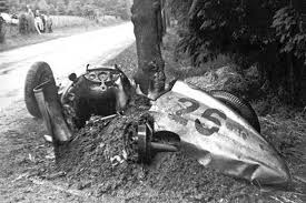 Seaman's Wrecked Mercedes